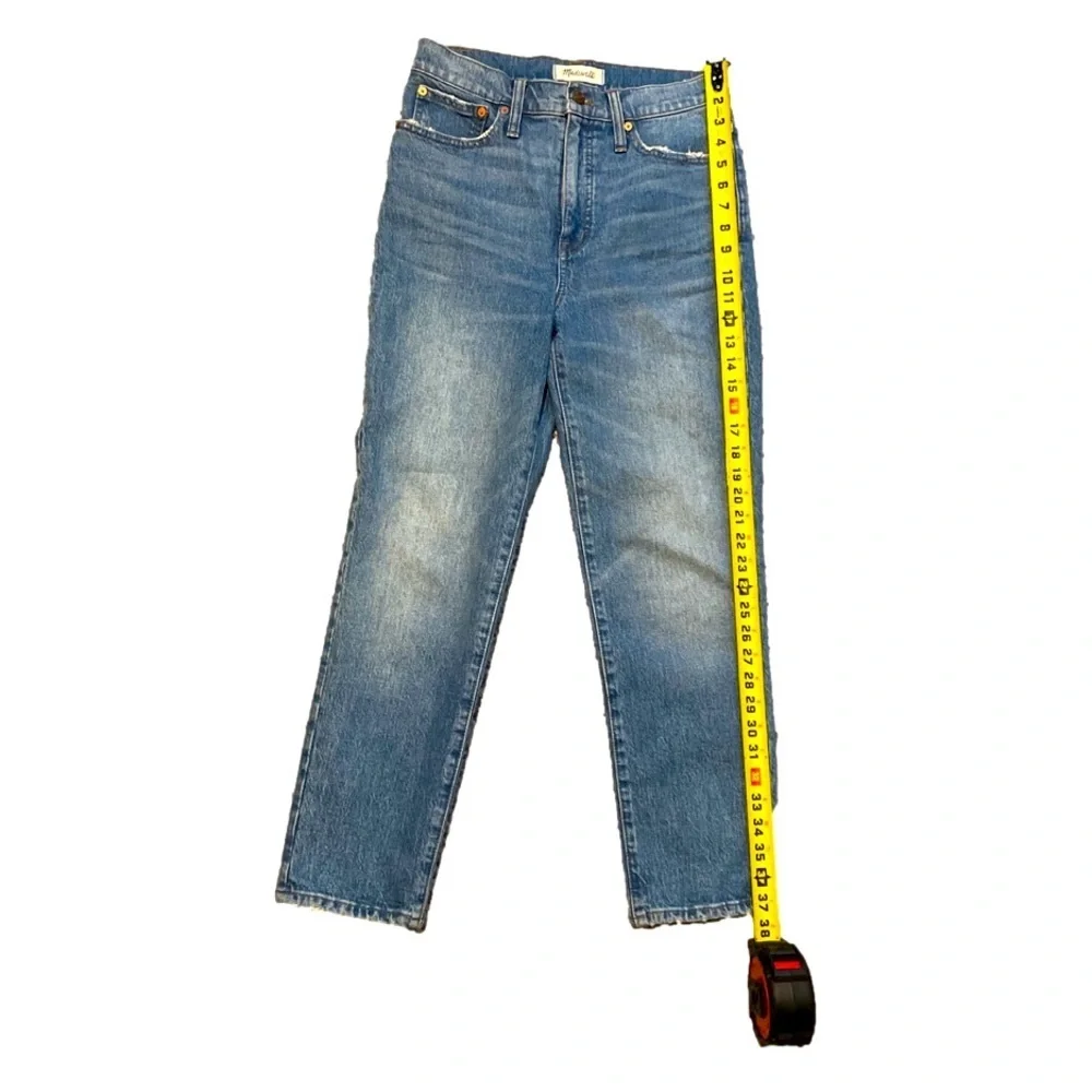 Madewell NWOT Classic Straight Jeans in Nearwood Wash - Picture 7 of 10